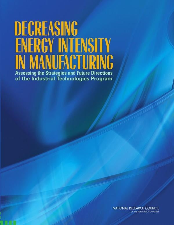 Decreasing Energy Intensity in Manufacturing | AA. VV.