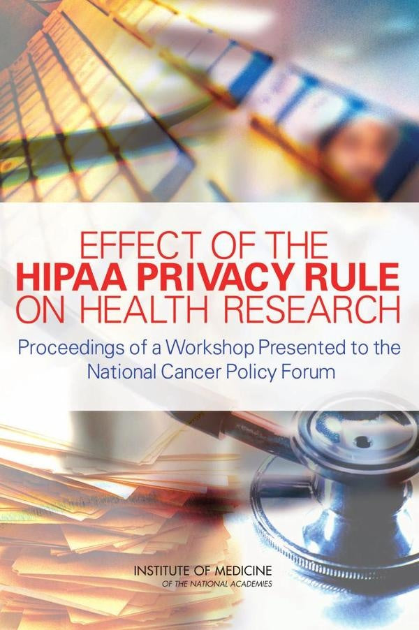 Effect of the HIPAA Privacy Rule on Health Research | AA. VV.