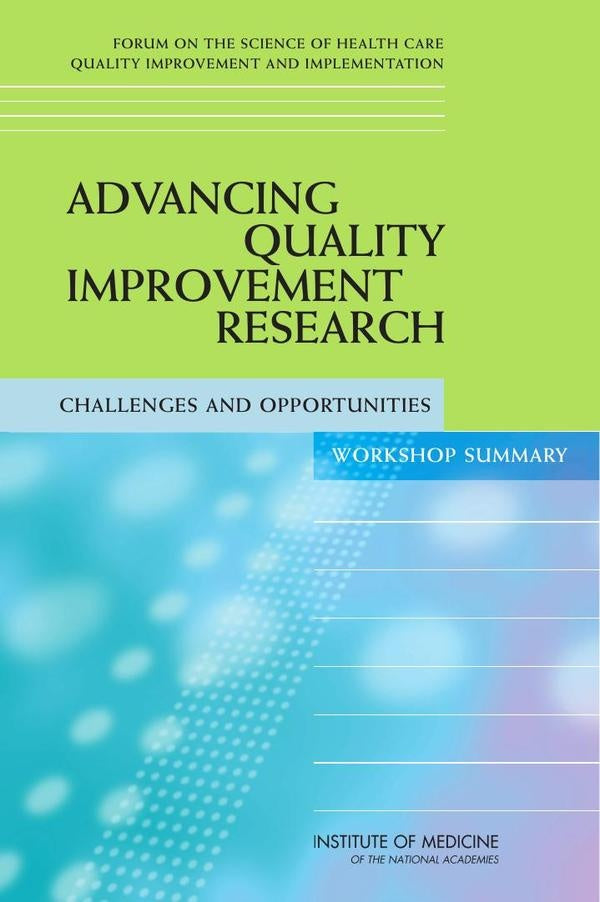 Advancing Quality Improvement Research | AA. VV.