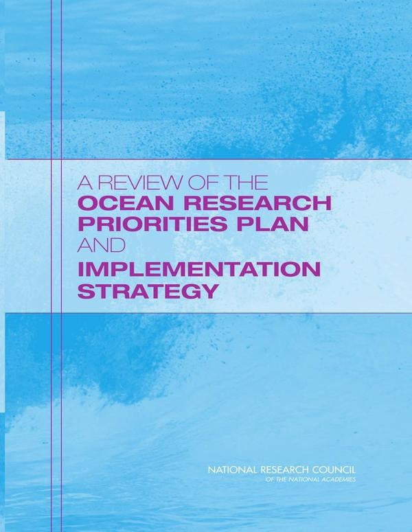 A Review of the Ocean Research Priorities Plan and Implementation Strategy | AA. VV.