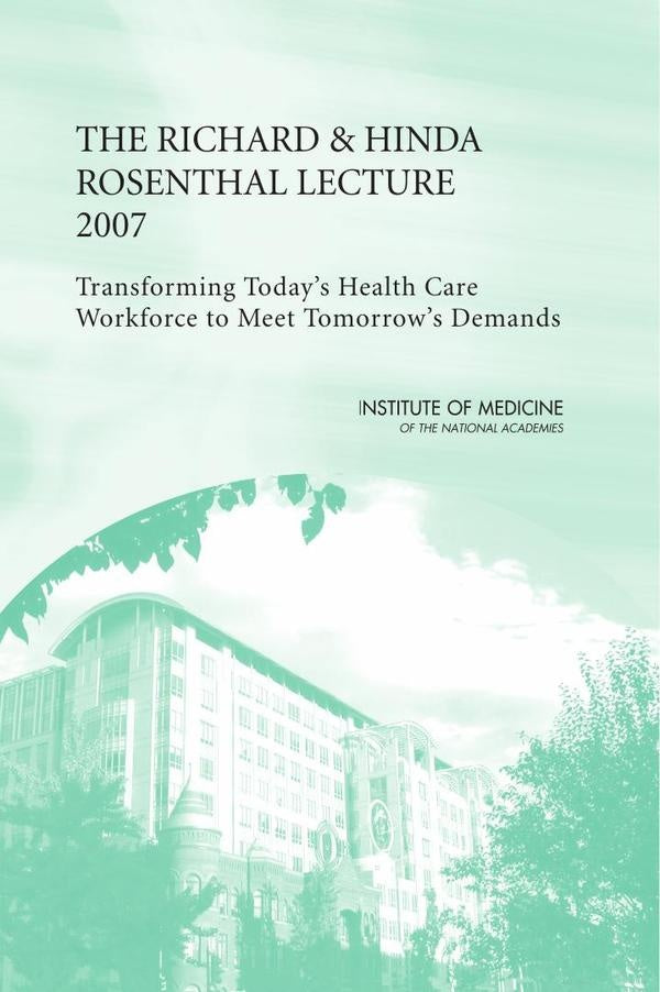 The Richard and Hinda Rosenthal Lecture 2007 | AA. VV.