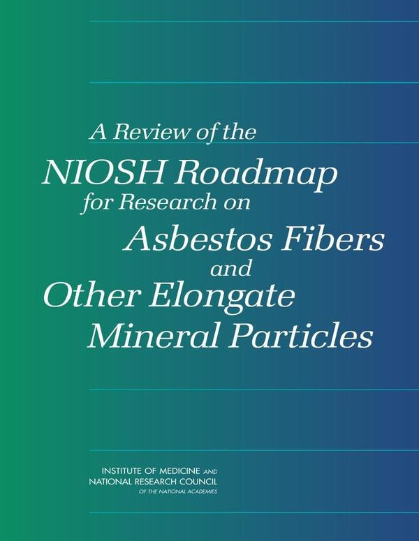 A Review of the NIOSH Roadmap for Research on Asbestos Fibers and Other Elongate Mineral Particles | AA. VV.