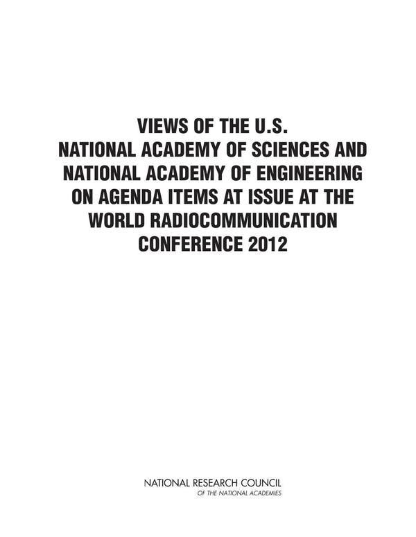 Views of the U.S. National Academy of Sciences and National Academy of Engineering on Agenda Items a | AA. VV.