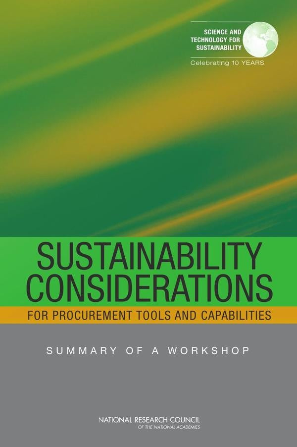 Sustainability Considerations for Procurement Tools and Capabilities | AA. VV.