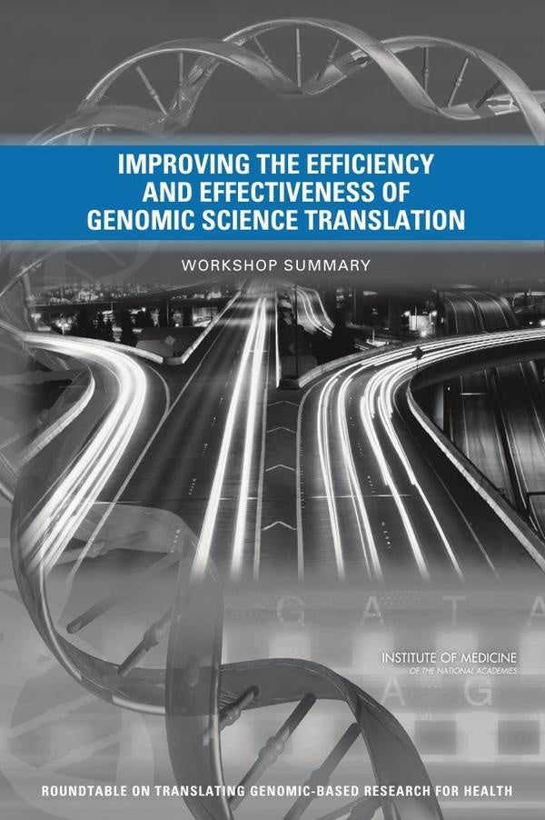Improving the Efficiency and Effectiveness of Genomic Science Translation | AA. VV.