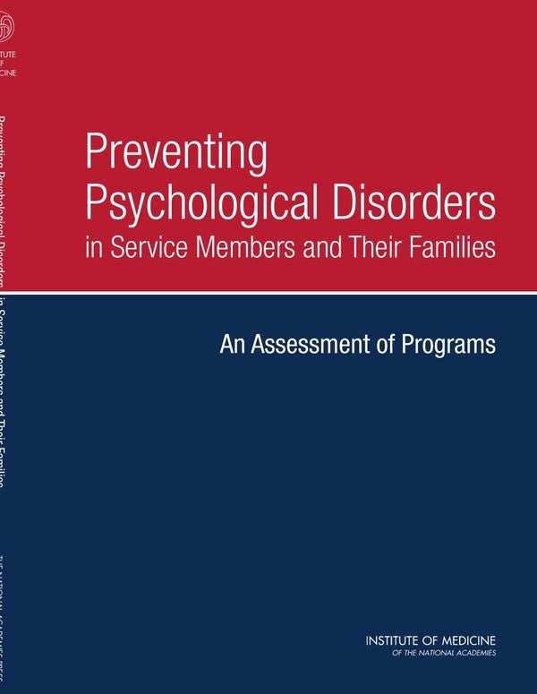 Preventing Psychological Disorders in Service Members and Their Families | AA. VV.