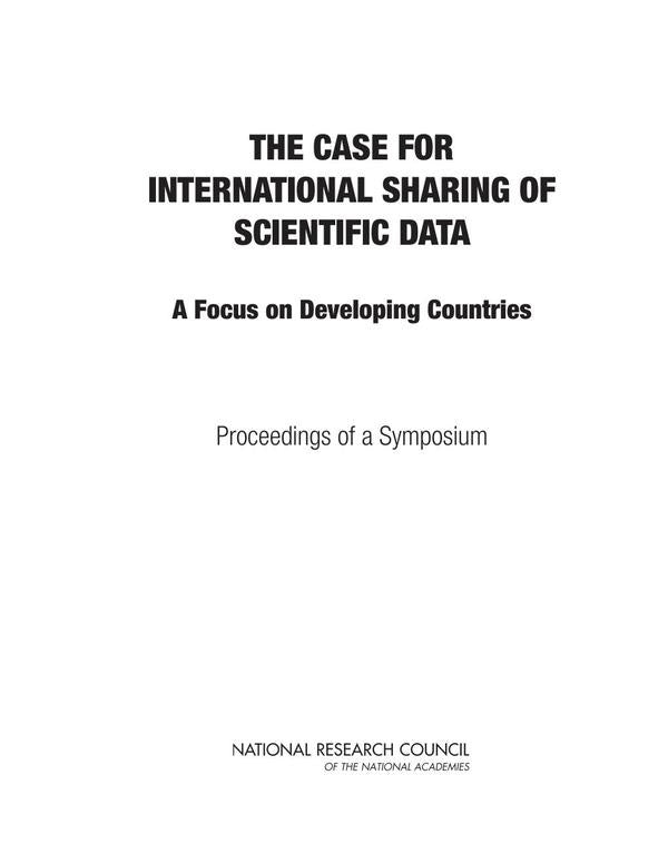 The Case for International Sharing of Scientific Data | AA. VV.
