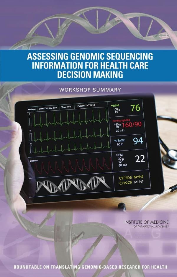 Assessing Genomic Sequencing Information for Health Care Decision Making | AA. VV.