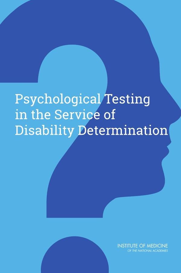 Psychological Testing in the Service of Disability Determination | AA. VV.