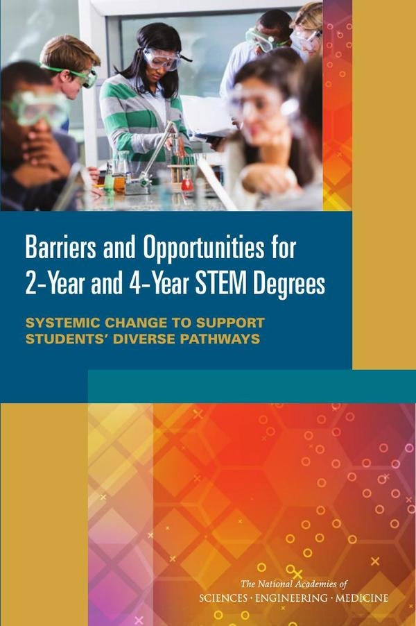 Barriers and Opportunities for 2-Year and 4-Year STEM Degrees | AA. VV.