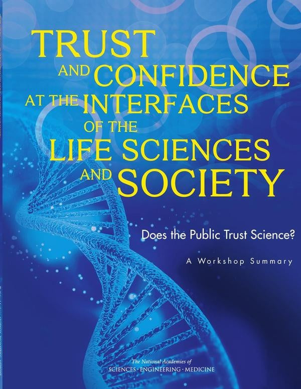 Trust and Confidence at the Interfaces of the Life Sciences and Society | AA. VV.