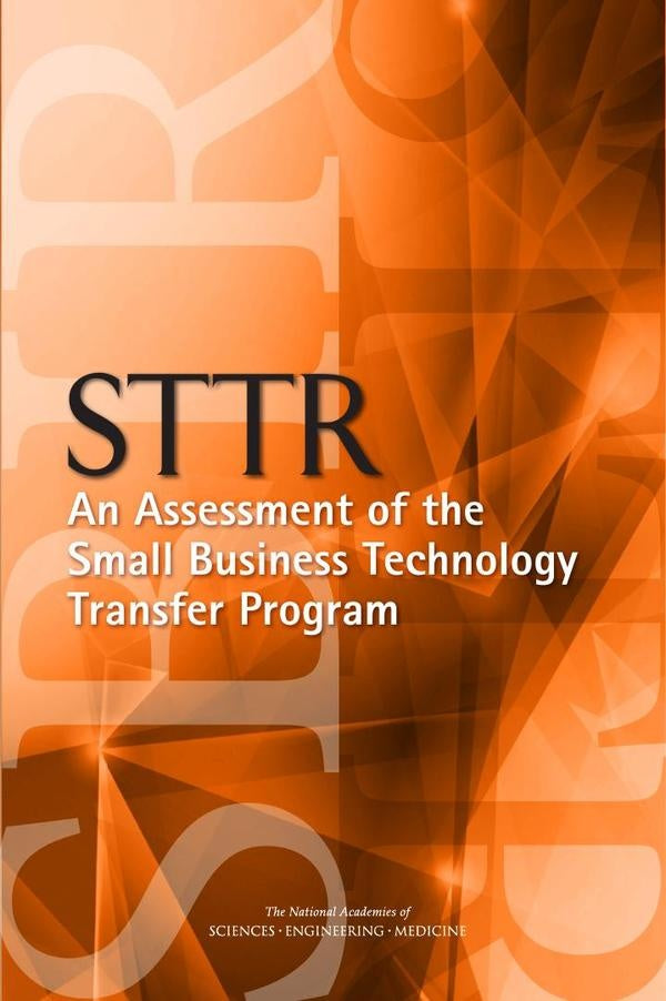 STTR: An Assessment of the Small Business Technology Transfer Program | AA. VV.