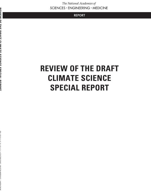 Review of the Draft Climate Science Special Report | AA. VV.