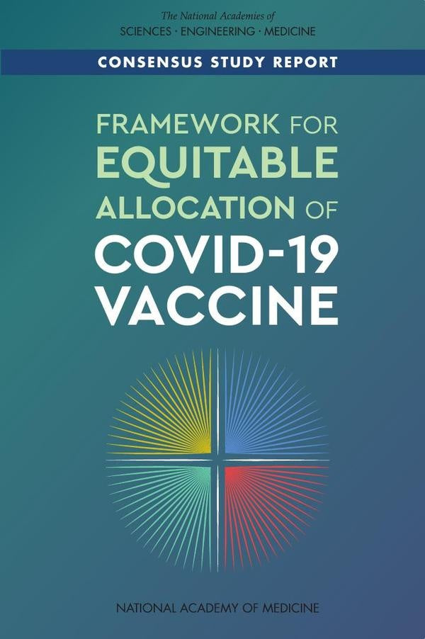 Framework for Equitable Allocation of COVID-19 Vaccine | AA. VV.