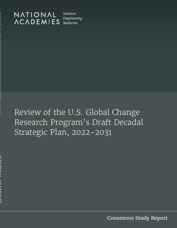 Review of the U.S. Global Change Research Program's Draft Decadal Strategic Plan, 2022-2031 | AA. VV.