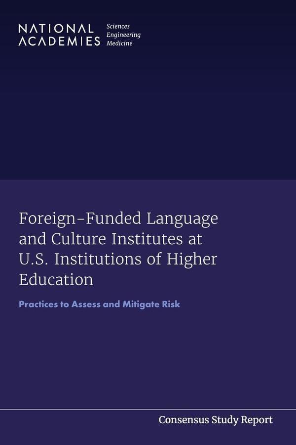 Foreign-Funded Language and Culture Institutes at U.S. Institutions of Higher Education | AA. VV.
