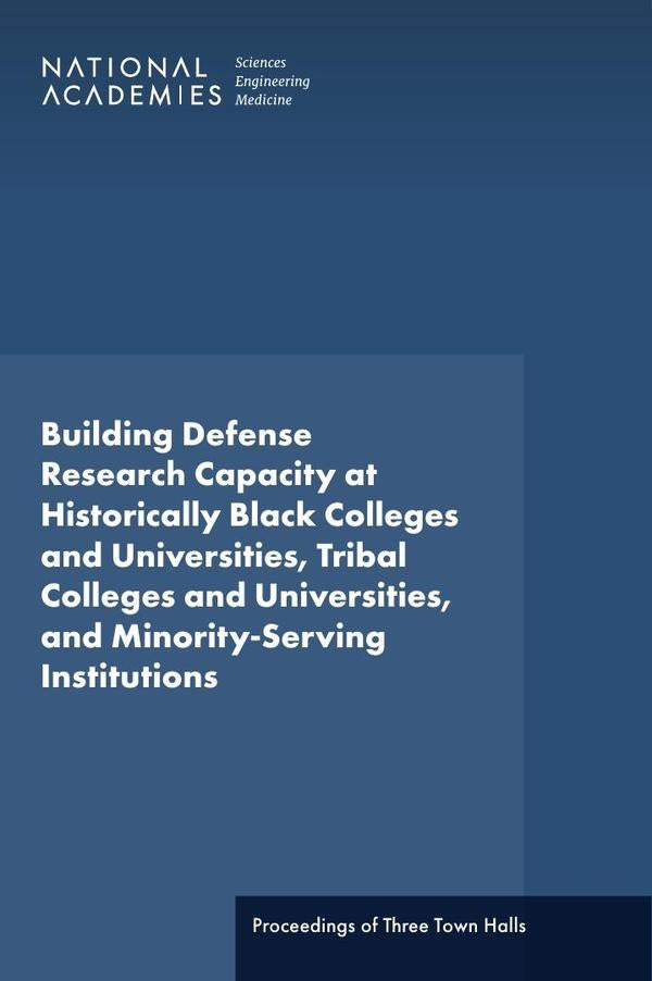 Building Defense Research Capacity at Historically Black Colleges and Universities, Tribal Colleges  | AA. VV.
