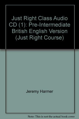 JUST RIGHT PRE-INT.  Audio CD