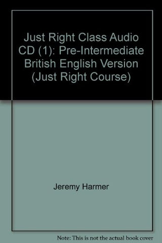 JUST RIGHT PRE-INT.  Audio CD