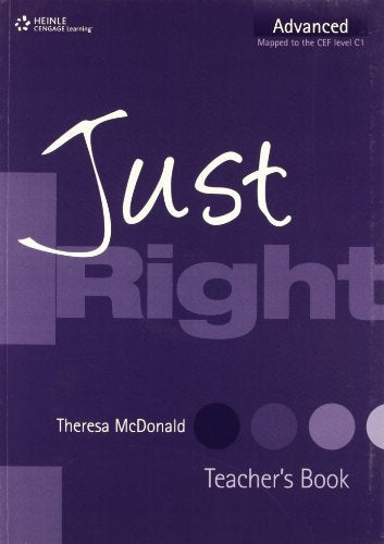 JUST RIGHT TEACHER BOOK ADV