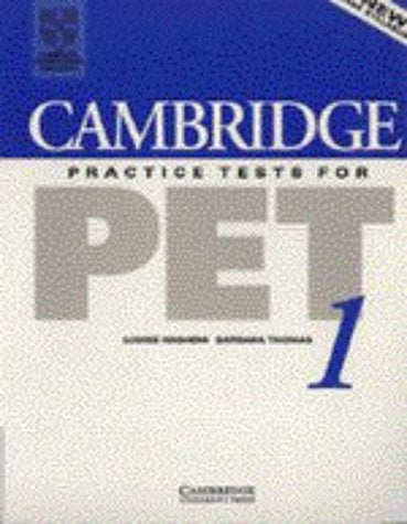 Cambridge practice test for PET 1 | Louise Hashemi - Barbara Thomas