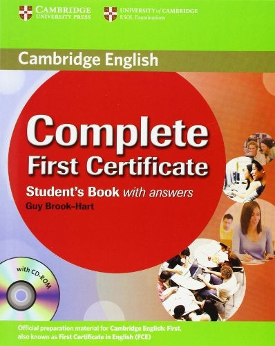complete first certificate