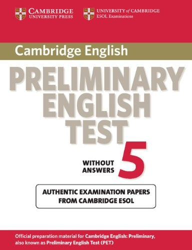 Preliminary practice test 5