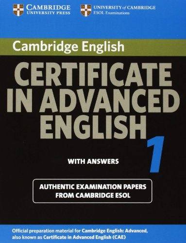 Certificate in advanced english 1