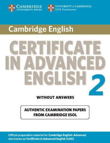Certificate in advanced english 2