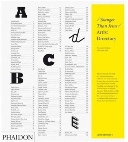 YOUNGER THAN JESUS: ARTIST DIRECTORY | AA.VV.