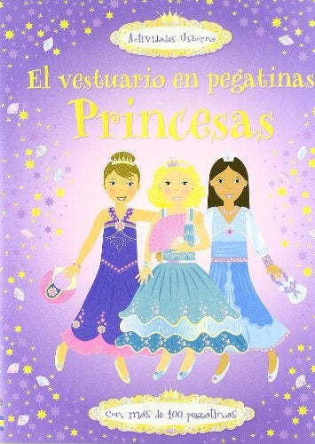 PRINCESAS. VESTURIO CON PEGATINAS