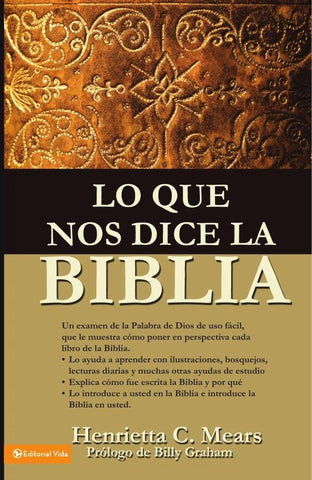 Lo que nos dice la Biblia | Henrietta C. Mears