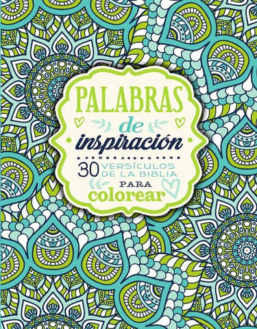 Palabras de inspiración (Libro para colorear) | Vida