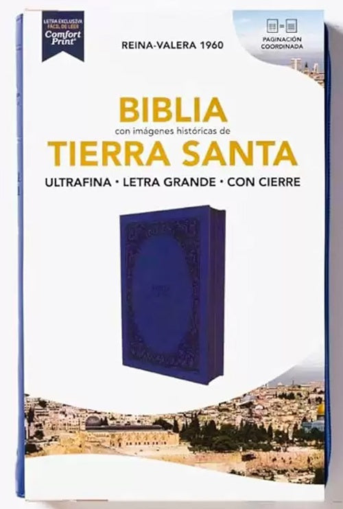 SANTA BIBLIA TIERRA SANTA. LETRA GRANDE..