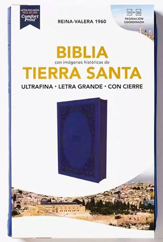 SANTA BIBLIA TIERRA SANTA. LETRA GRANDE..