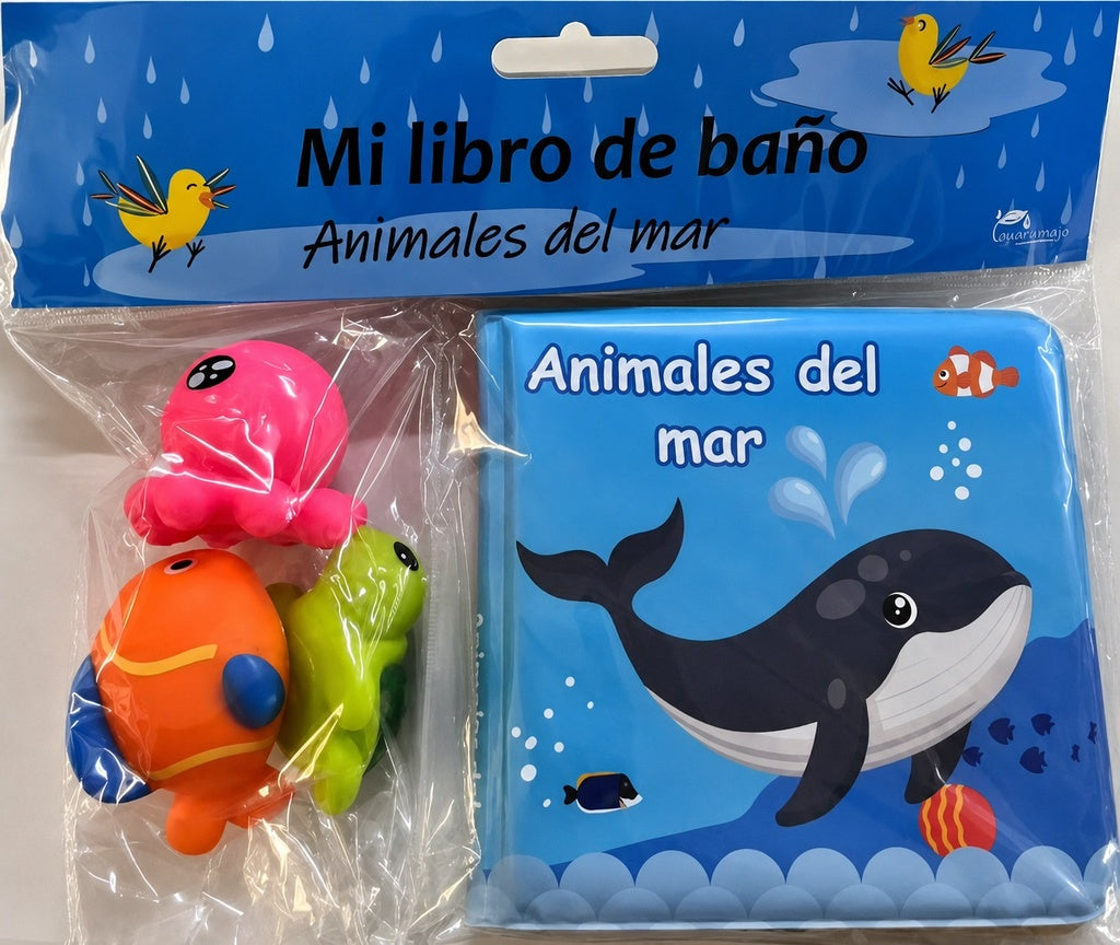 MI LIBRO DE BAÑO ANIMALES DEL MAR