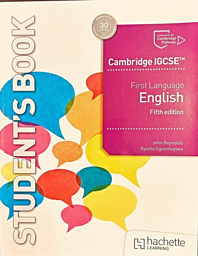 CAMBRIDGE IGCSE FIRST LANGUAGE ENGLISH 5TH EDITION..
