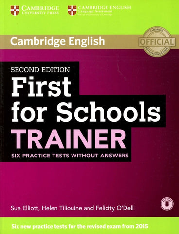 FIRSTS FOR SCHOOLS TRAINER SECOND EDITION