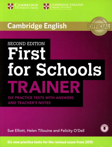 FIRST FOR SCHOOLS TRAINER 2 ED TCH BOOK KEY..