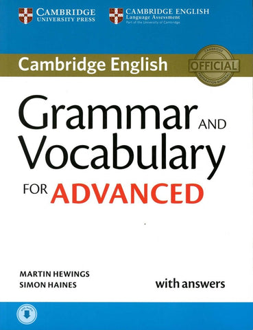 Grammar and vocabulary for advanced