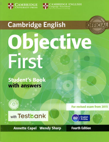 Objective First Student's Book with Answers with CD-ROM with Testbank
