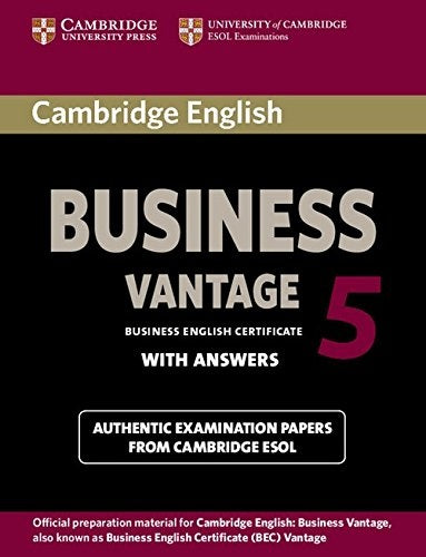 BUISNESS VANTAGE 5 WITH ANSWERS..