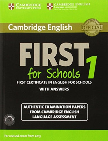 Cambridge English First 1 for Schools for Revised Exam from 2015 Student's Book Pack (Student's Book