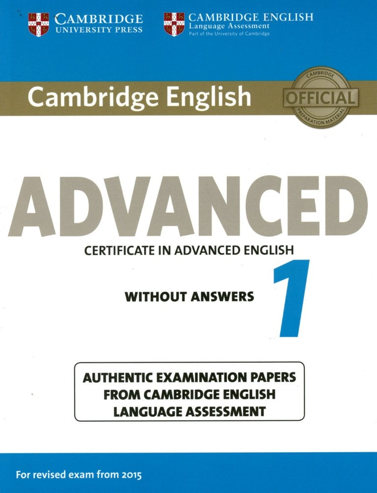 CAMBRIDGE ENGLISH ADVANCED 1 WO/KEY..