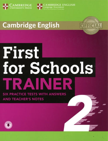 FIRST FOR SCHOOLS TRAINER