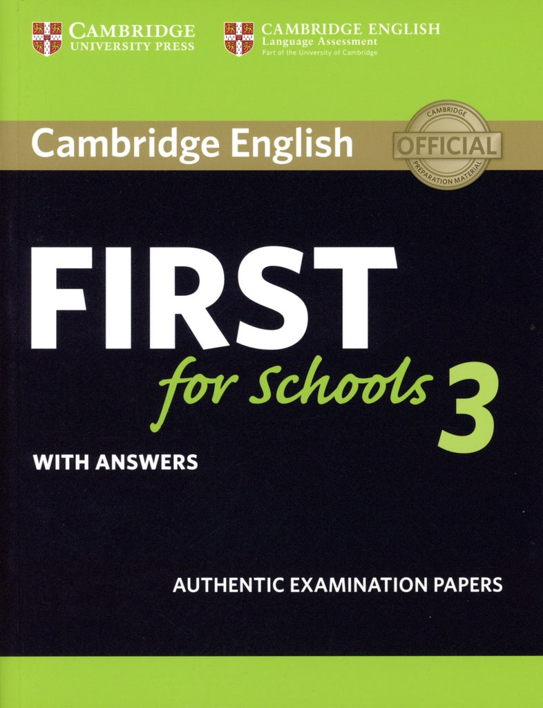 FIRST FOR SCHOOLS 3