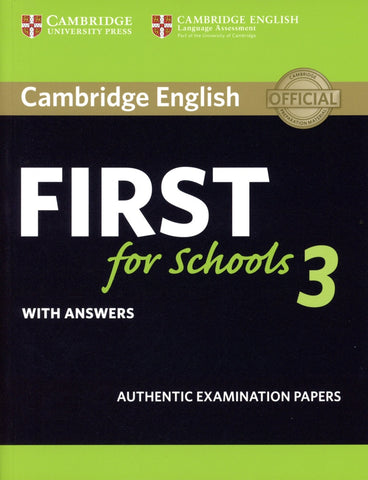 FIRST FOR SCHOOLS 3