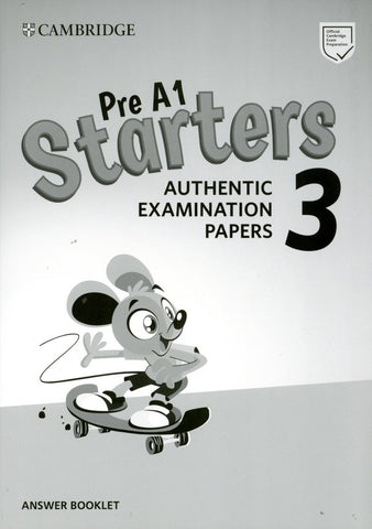 Pre A1 Starters 3 Answer Booklet