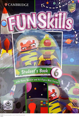 FUN SKILLS 6 Exam Pack with Home Booklet and A2 Flyers Mini Trainer with Audio Downloads