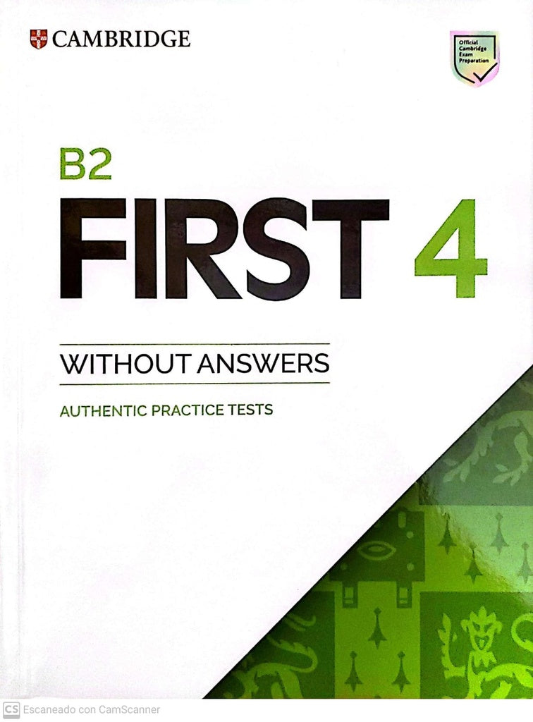 B2 First 4 Student's Book without Answers